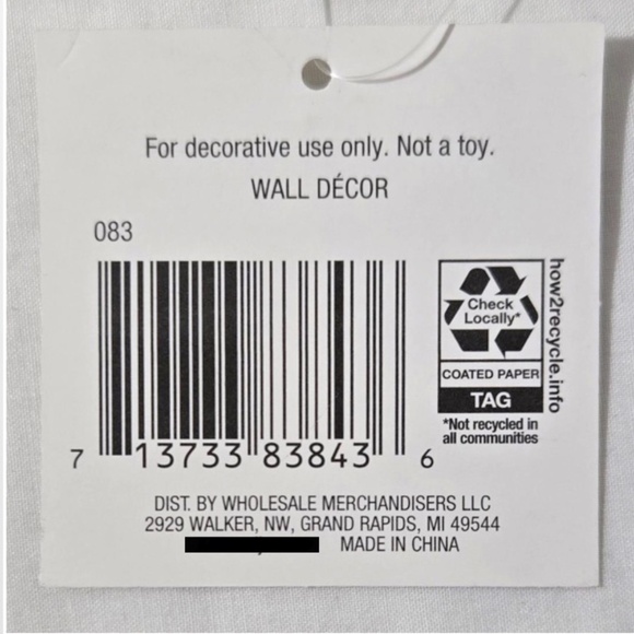 New Room & Retreat Wall Décor “Say When” Black Metal Circle Sign Bar Large - Picture 12 of 14